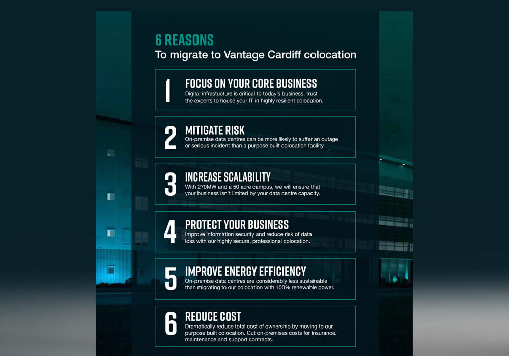 6 Reasons to Migrate to Vantage Cardiff Colocation Thumbnail