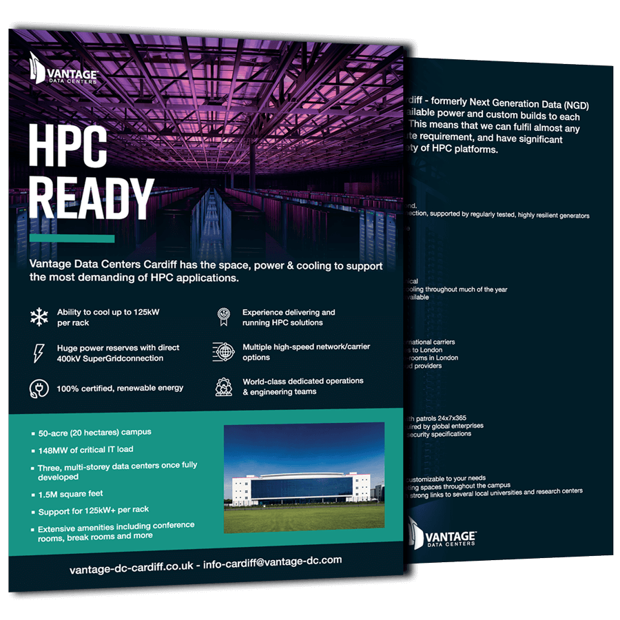 HPC Ready flat Mock up of Brochure